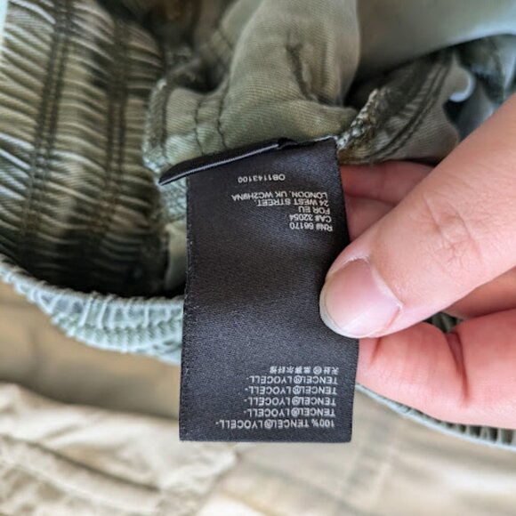 Anthropologie Green Camo Jogger Pants Size XL - Picture 11 of 11